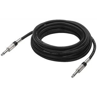 MONACOR Klinkenkabel 6m, mono, 2x 6.3mm Stecker