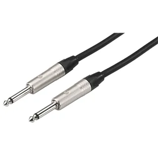 MONACOR Mikrofonkabel, 2x 6.3 Klinkenstecker mono