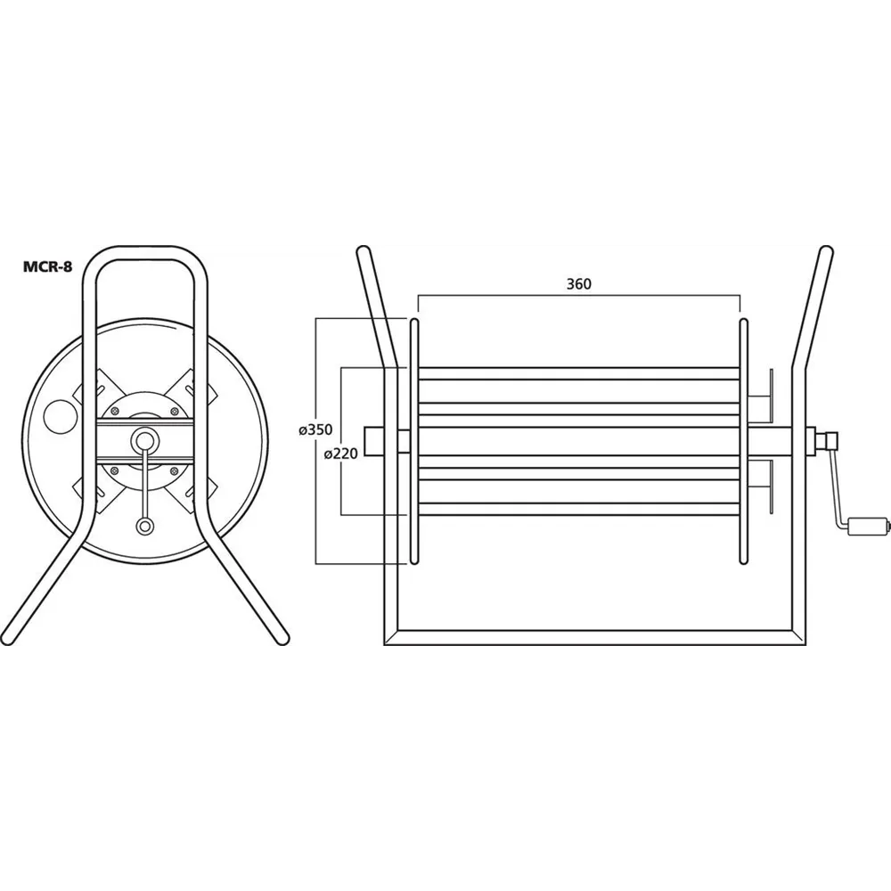 MONACOR Kabeltrommel