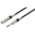 MONACOR Klinken-Verlaengerungskabel, 6.3mm, 6m