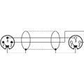 MONACOR XLR-Verlaengerungskabel 1m