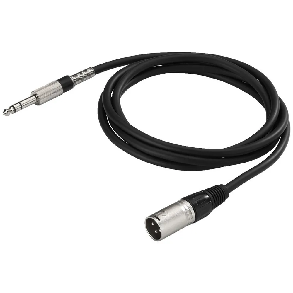 MONACOR Linekabel 1m 1xXLR m 6.3mm m HIGH QUALITY FLEXIBLE