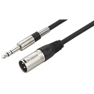 MONACOR Linekabel 2m 1xXLR m 6.3mm m HIGH QUALITY FLEXIBLE