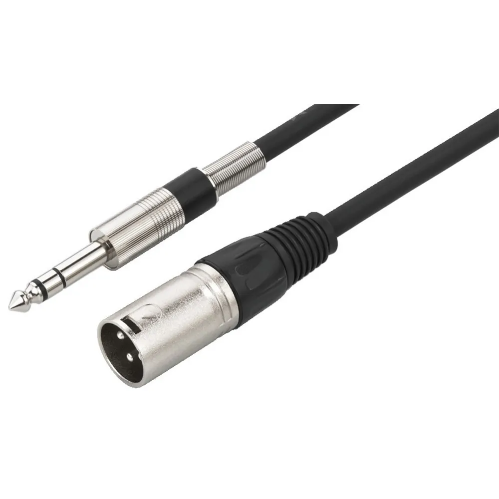 MONACOR Linekabel 2m 1xXLR m 6.3mm m HIGH QUALITY FLEXIBLE