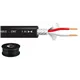 MONACOR Mikrofonkabel 100m d: 6.5mm, 2x0.22mm2, 110 pF/m