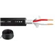 MONACOR Mikrofonkabel 50m d: 6.5mm 2x0.22 mm2, 110 pF/m