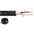 MONACOR Mikrofonkabel 50m d: 6.5mm 2x0.22 mm2, 110 pF/m