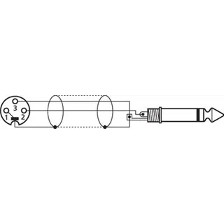 MONACOR Mikrofonkabel
