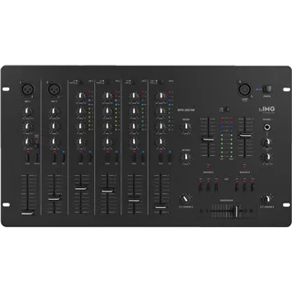 IMG STAGELINE 6 Kanal Mischpult 2xDJ-Mic 4xStereo