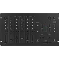 IMG STAGELINE 6-Channel Mixer with 2 DJ Microphones and 4 Stereo Inputs