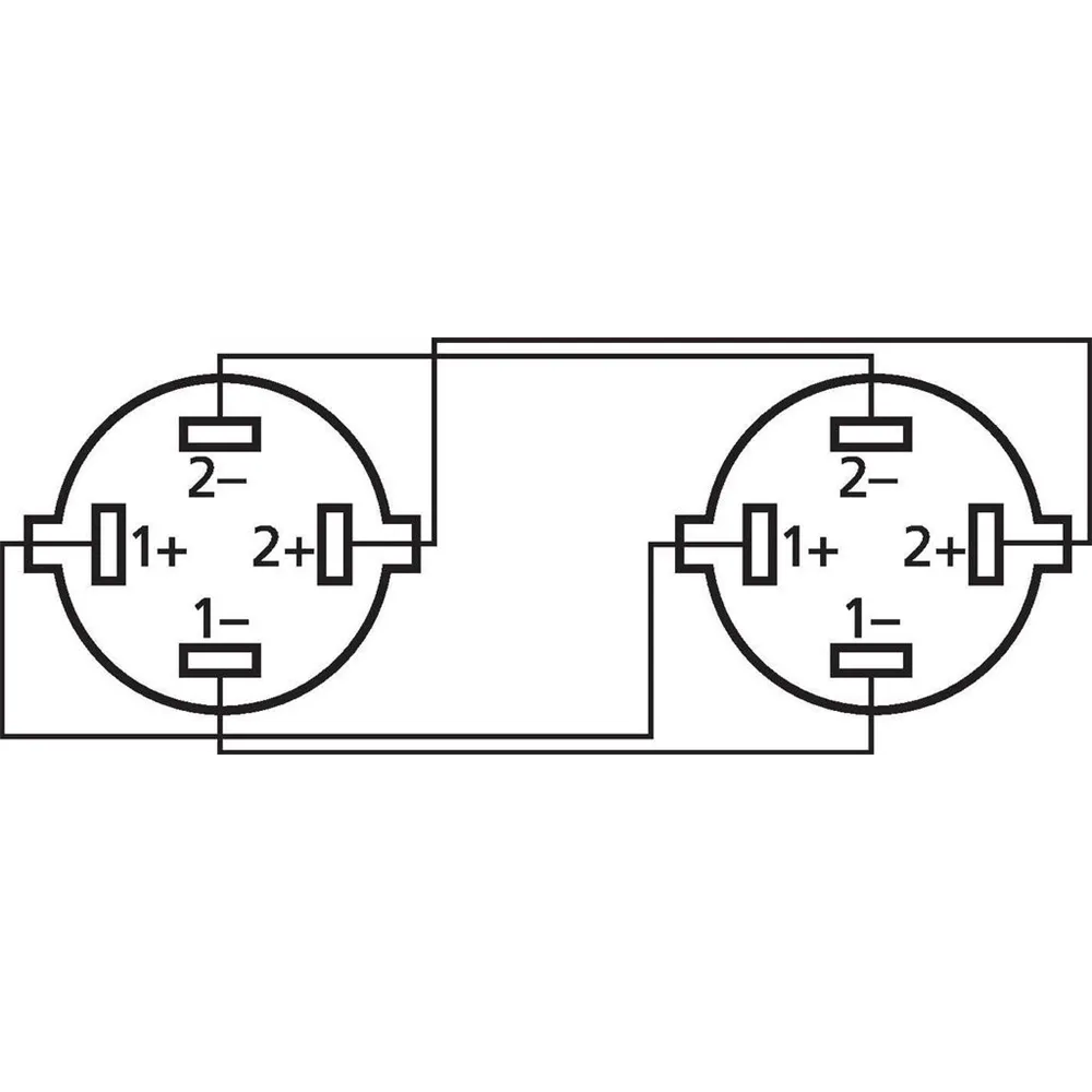 MONACOR Musiker-LS-Kabel, High Flexible, 2xNL4FX, 2m