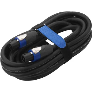 MONACOR Musiker-LS-Kabel, High Flexible, 2xNL4FX, 15m