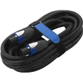 MONACOR Musiker-LS-Kabel, High Flexible, 2xNL4FX, 15m