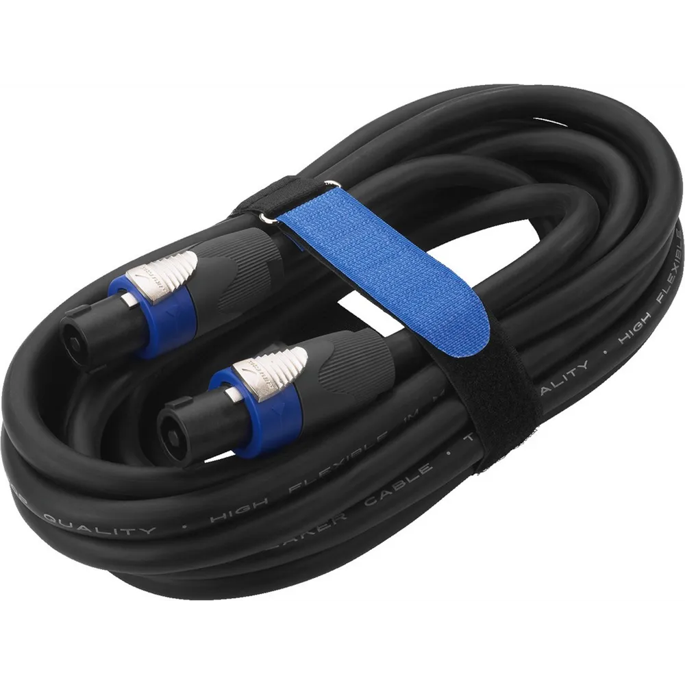 MONACOR Musiker-LS-Kabel, High Flexible, 2xNL4FX, 15m