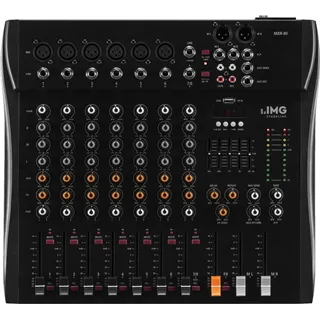 IMG STAGELINE 8-Kanal Audio Mischpult
