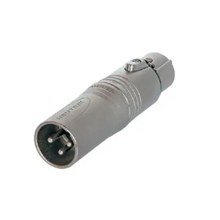 Neutrik DMX-Adapter XLR 3pol. male , 5 pol. female
