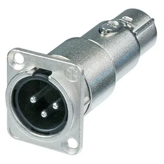 Neutrik NA3MDF - Adapter in D-Form XLR 3-Pol Male auf XLR 3-Pol Female Neutrik®