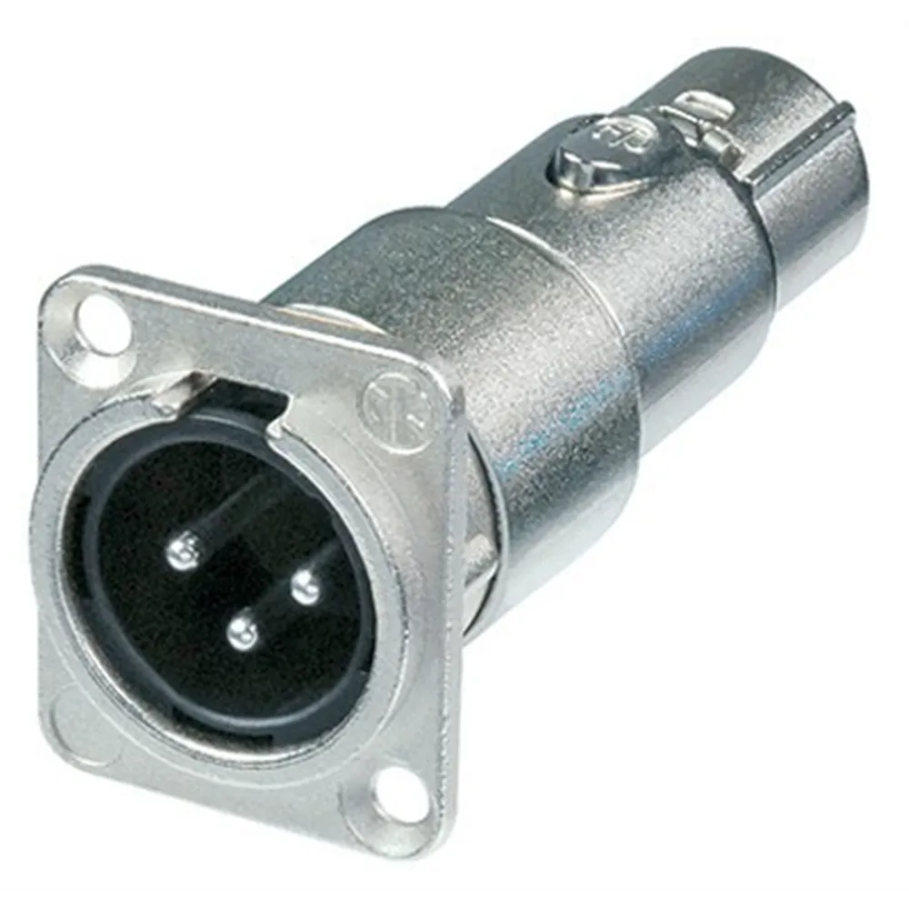 Neutrik NA3MDF - Adapter in D-Form XLR 3-Pol Male auf XLR 3-Pol Female Neutrik®