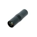 Neutrik XLR-Stecker, XLR-Stecker SW,GO