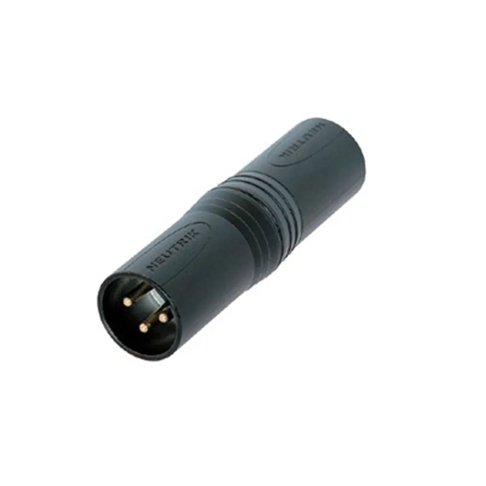 Neutrik XLR-Stecker, XLR-Stecker SW,GO