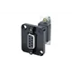 Neutrik D-SUB FEEDTHROUGH 9P BLACK F-F