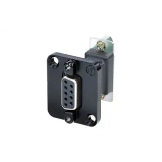 Neutrik D-SUB FEEDTHROUGH 9P BLACK F-F