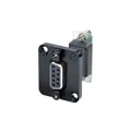 Neutrik D-SUB FEEDTHROUGH 9P BLACK F-F