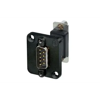 Neutrik D-SUB FEEDTHROUGH 9P BLACK M-F