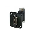 Neutrik D-SUB FEEDTHROUGH 9P BLACK M-F
