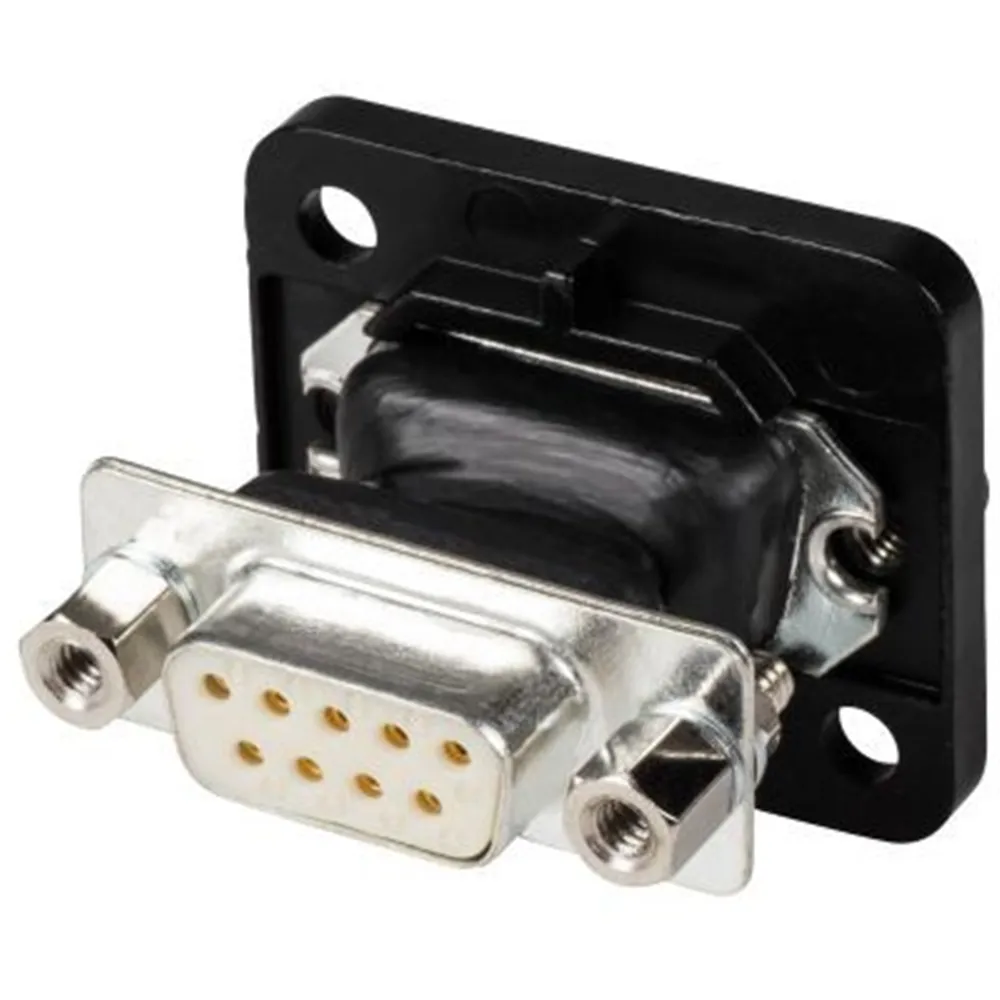 Neutrik D-SUB FEEDTHROUGH 9P BLACK M-F