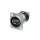 Neutrik USB FEED THROUGH 3.0, Nickel