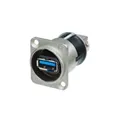 Neutrik USB FEED THROUGH 3.0, Nickel