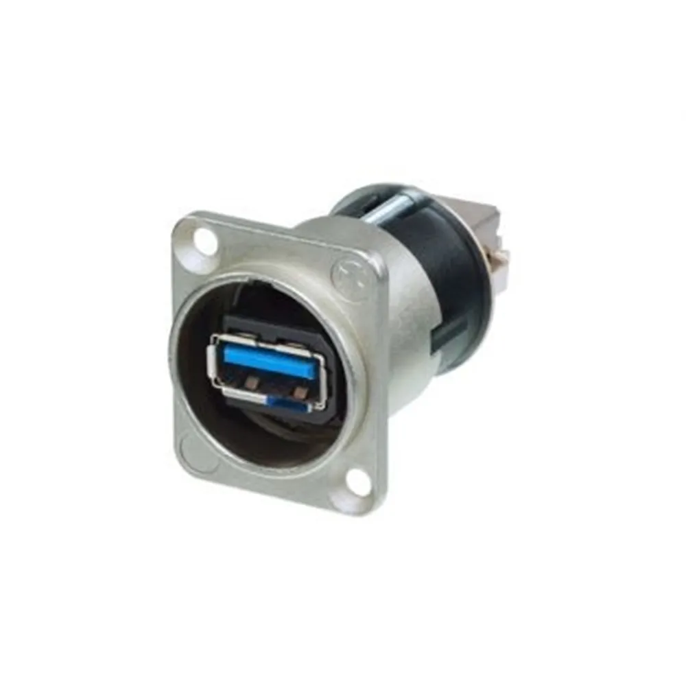 Neutrik USB FEED THROUGH 3.0, Nickel