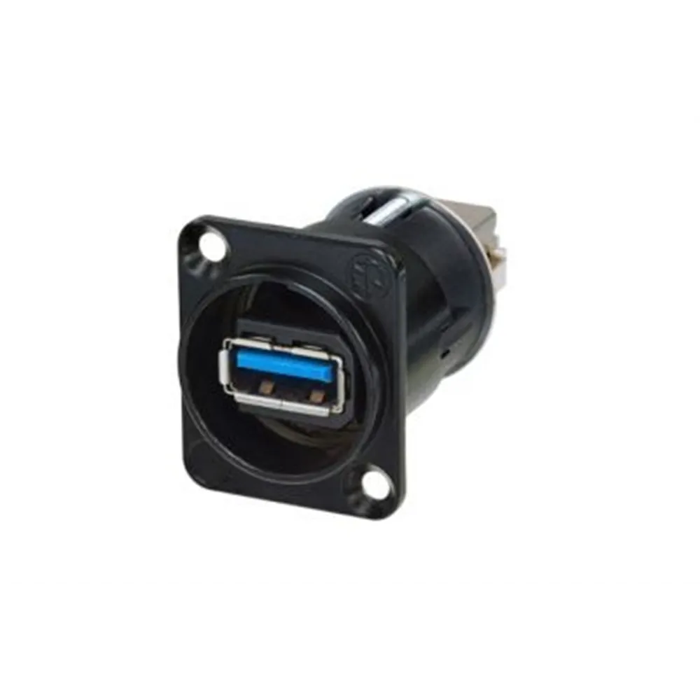 NEUTRIK, Contrik USB FEED THROUGH 3.1, schwarz