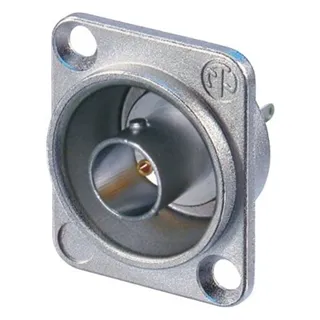 Neutrik BNC-Einbaubuchse, female, D-Serie, geerdet