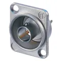 Neutrik BNC-Einbaubuchse, female, D-Serie, geerdet