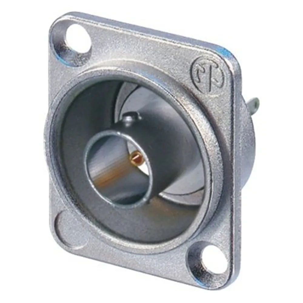 Neutrik BNC-Einbaubuchse, female, D-Serie, geerdet