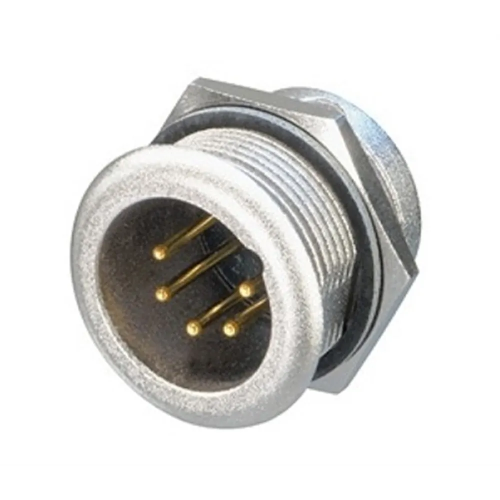 Neutrik Chassisstecker 5pol. NI,GO, robust & wasserdicht