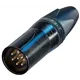 Neutrik XX-Serie, Kabelstecker 6polig SW,GO