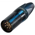 Neutrik XX-Serie, Kabelstecker 6polig SW,GO