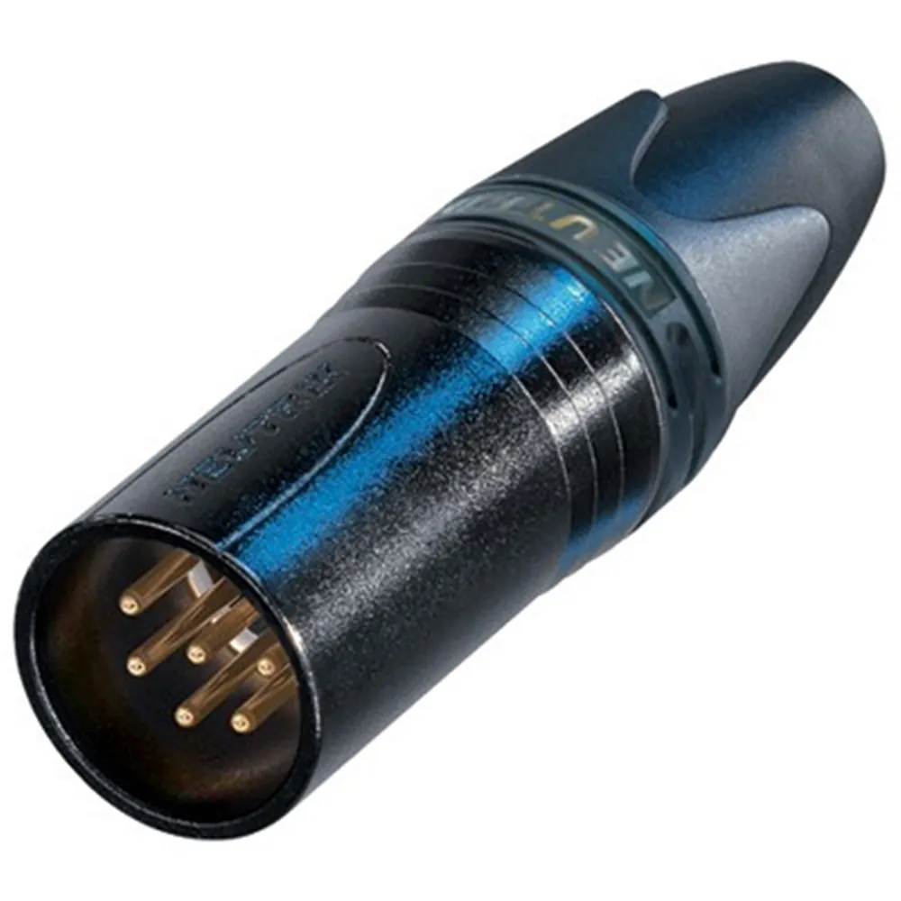 Neutrik XX-Serie, Kabelstecker 6polig SW,GO