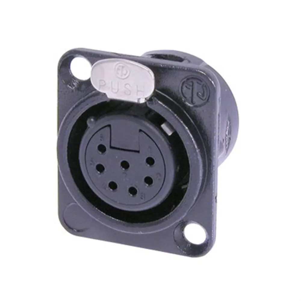Neutrik Chassisbuchse 7pol. Loetversion neu SW,GO