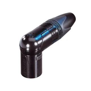Neutrik X-Serie, Winkelstecker 90 Grad 7pol. SW,GO