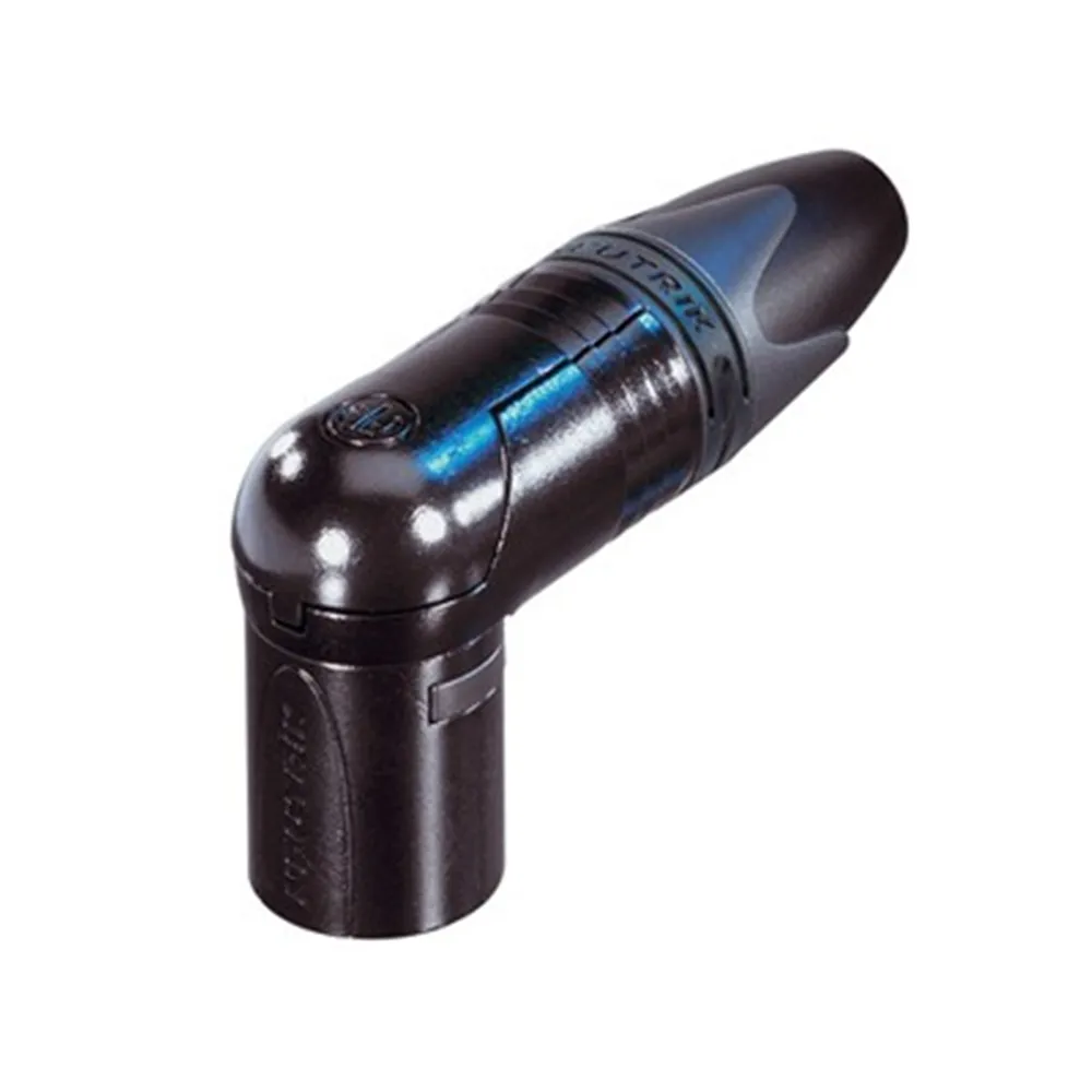 Neutrik X-Serie, Winkelstecker 90 Grad 7pol. SW,GO