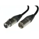 Neutrik 10m DMX Kabel, 5polig verdrahtet PVC schwarz