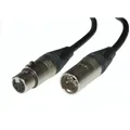 Neutrik 10m DMX Kabel, 5polig verdrahtet PVC schwarz