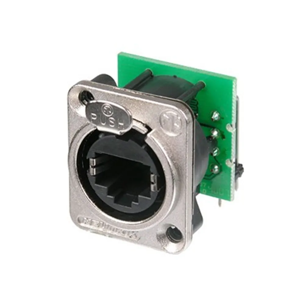 Neutrik etherCON Einbaubuchse CAT5e, D-Serie Nickel