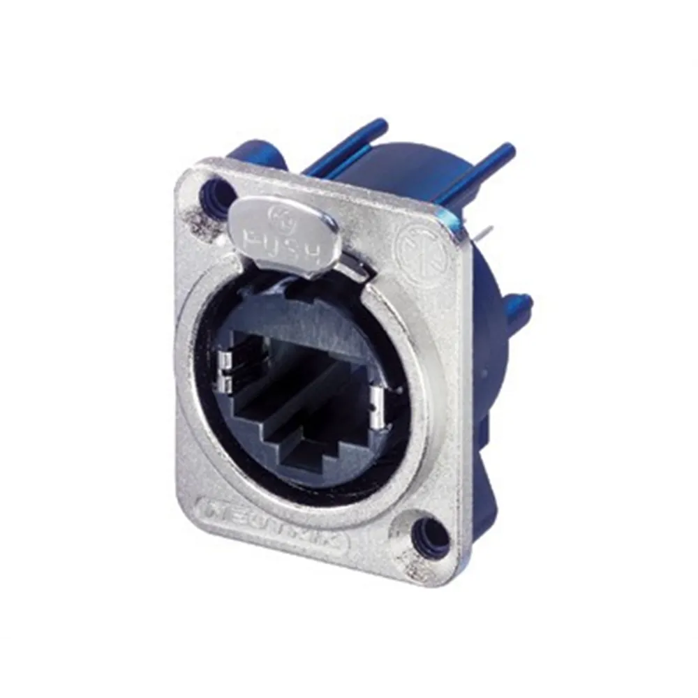 NEUTRIK, Contrik etherCON Einbaubuchse D-Serie Nickel RJ45