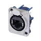 Neutrik etherCON Einbaubuchse D-Serie schwarz RJ45