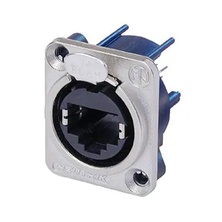 Neutrik etherCON Einbaubuchse D-Serie schwarz RJ45